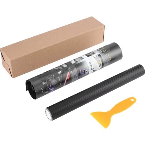 Universal 3D 152x30CM Anti-UV Car Wrap Film Auto Carbon Fiber Wrapping Film Vehicle Change Color Sticker With Scraper Dropship