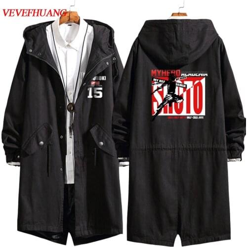VEVEFHUANG New My Hero Academia Boku no Hero Academia Cosplay Costumes Todoroki Shoto Women Men Hoodies Trench Jackets Coat Top