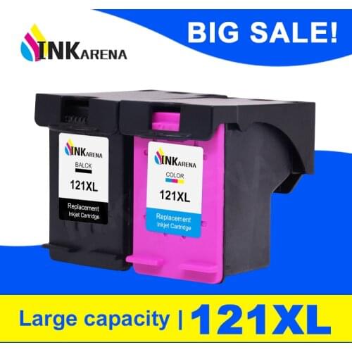 INKARENA Remanufactured Ink Cartridge Replacement For HP121 XL Deskjet F4283 F2423 F2483 F2493 F4213 F4275 F4283 F4583 Printer