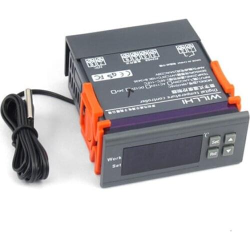 Register shipping!! WH7016I Electronic Digital Display Thermostat Temperature Controlled Switch AC220V/10A