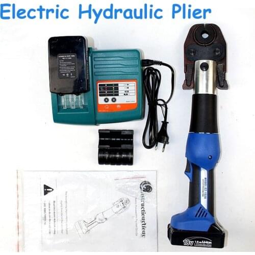 Rechargeable Electric Plier Hydraulic Pressure Pipe Wrench PEX Battery Pipe Hydraulic Crimping Tool for Copper EZ-1528