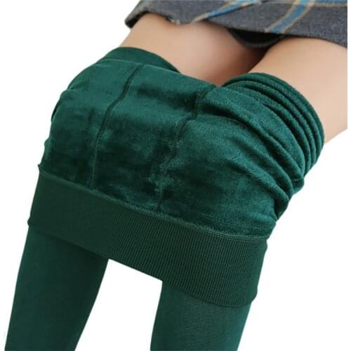 SALSPOR Pantyhose Foot Women Seamless Keep Warm Winter Velvet Ankle-Length Pantyhose Female High Waist Slim Ladies Pantyhose