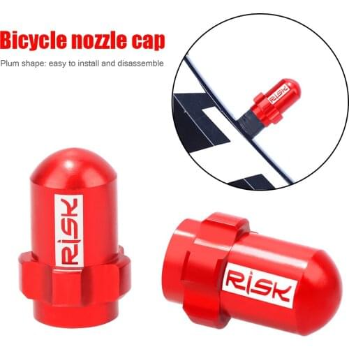 2pcs Mountain Road Bike Tire Valve Cap Inner Tube FV AV Valve Dust Cover Bicycle Wheel Tire Covered Protector