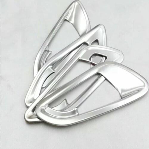 4pcs Door Inner Handle Bowls Decorative Cover Trim Stainless For Chevy Chevrolet Cruze 2017 2018