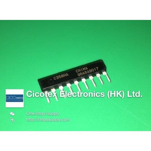 5pcs/lot UPC358HA SIP9 ZIP9 LOW POWER DUAL OPERATIONAL AMPLIFIERS C358HA