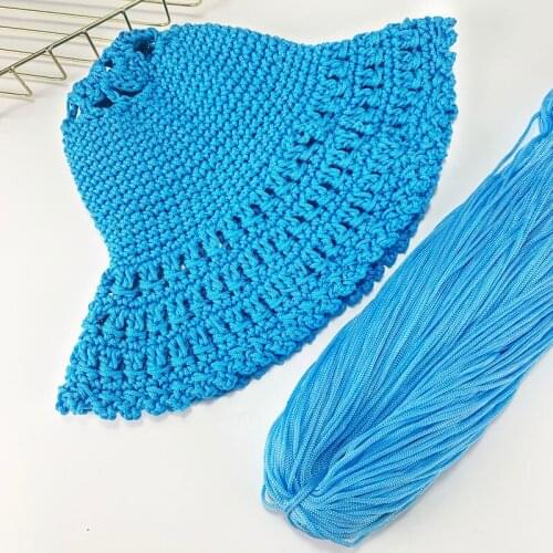 600m/3PCS polyester braided wire craft decoration twisted pair DIY handmade textile decoration accessories with hat knitting too