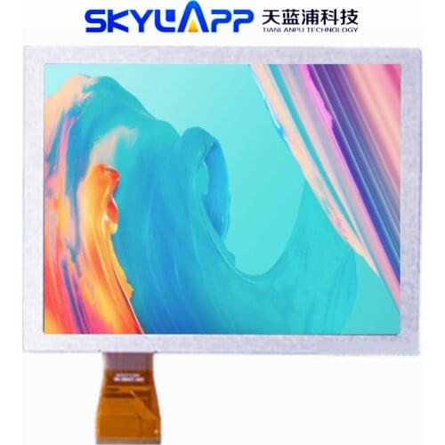 Skylarpu 8 inch TFT LCD display screen for AUO A080SN01 V0 V.0 GPS LCD display screen panel Repair replacement (without touch)