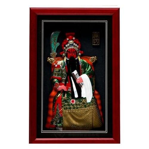 A Decoration Arts get married Peking Opera Facebook three people Peking Opera picture frame wind Princess doll ornaments palace