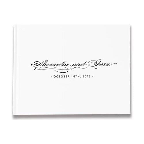 White Wedding Guestbook Alternatives,Wedding Guest Book Personalized Name And Date,White Wedding Guest Book Ideas For Couple