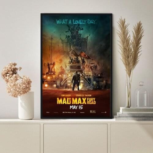 Mad Max Fury Road Movie Poster Classic Vintage Hot Sale Canvas Art Poster Wall Painting Home Decoration (No Frame)