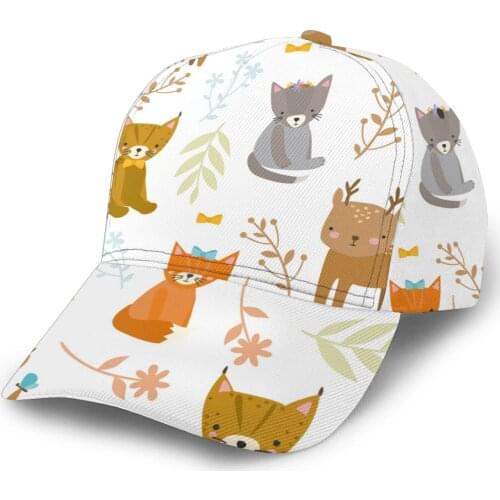 Forest Animals Baseball Cap Fashion Men Hat Cap Summer Dad Hat Male Sports Hat