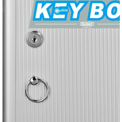 Wall Mount Key Box Cabinet with Secure Lock Aluminum B1024