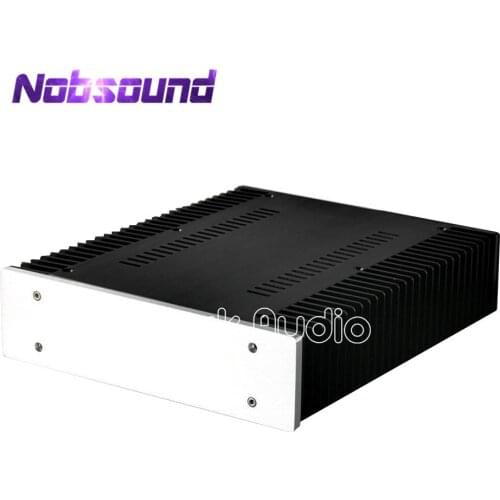 Nobsound DIY Full Aluminum Power Amplifier Chassis Blank Panel Case New Enclosure PSU Box