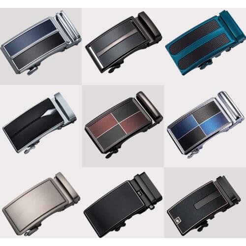 2019 New Designer Belt Buckles for Men Blue Red Fashion Automatic Metal Buckles for Belt Strap Formal Buckle without belt