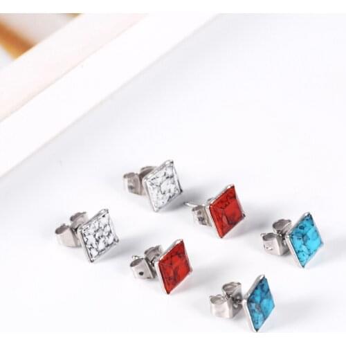 OUFEI Stainless Steel Jewelry Woman Stud Earrings Gifts for women Fashion Jewelry Accessories Mass Effect Wholesale lots bulk