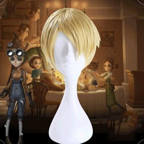Game Identity V Cosplay Wig Mechanic Tracy Reznik Cosplay Wig Heat Resistant Synthetic Wig Halloween Carnival Party