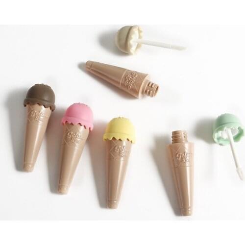Spot supply ice cream lip color tube ice cream lip enamel tube lip color tube Lip Glaze tube empty tube capacity: 8ml