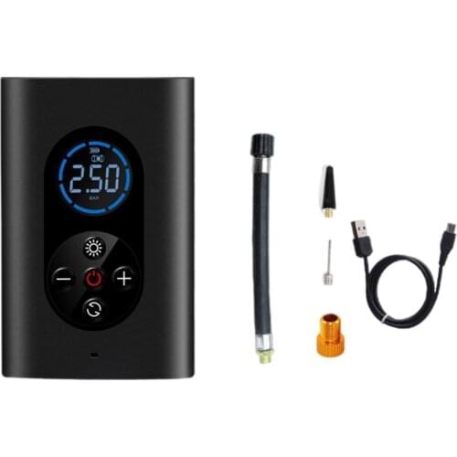 Portable Car Air Compressor Electric Cordless Tire Inflator Air Pump Rechargeable Digital 150 PSI Auto for Car Motorcycle Balls
