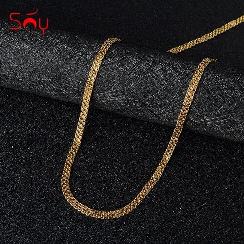 Sunny Jewelry Fashion Jewelry 2021 Copper Necklace Chains Women And Man Classic High Quality For Daily Wear Gift Wedding Party