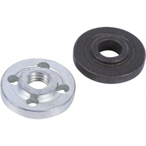 1 Pair flange Replacement Electrical Angle Grinder Fitting Part Inner Outer Flange for Makita 9523 flange stainless