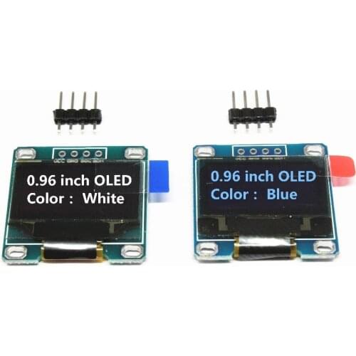 1pcs 4pin 0.96" White/Blue/Yellow blue 0.96 inch OLED 128X64 OLED Display Module for arduino 0.96" IIC I2C Communicate
