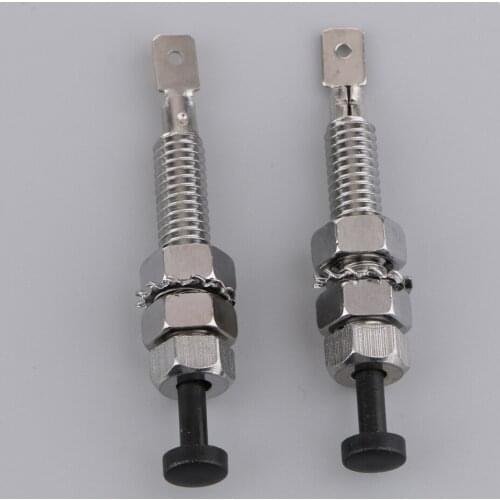 2Pcs Car Hood Intrusion Switch Truck Bonnet Alarm Hood Door Pin Switch Car Alarm Security Adjustable