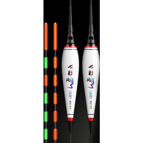 3PC Discoloration Luminous Fishing Float High Sensitive Electronic Alarm Fish Bait LED Light Night Dual-purpose Carp Smart Float