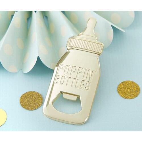 50pcs/lot BABY BOTTLE SHAPED BOTTLE OPENER Baby showers