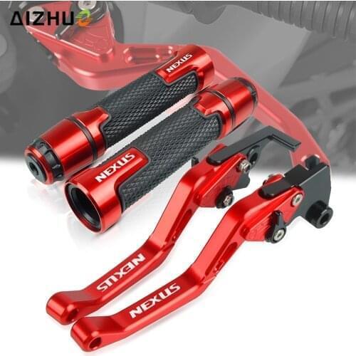 Nexus CNC Aluminum Brakes Clutch Levers Motorcycle Handlebar Grips FOR GILERA Nexus 125 E3 2007-2010 2008 2009 7/8'' 22MM LOGO