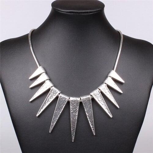 Free shipping alloy Laurel necklace metal with collar necklace