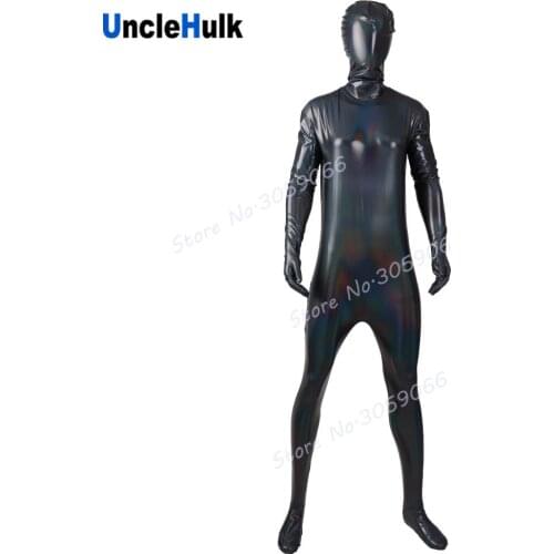 Dazzle Colour Rubberized Fabric Full Bodysuit - ZS411 | UncleHulk