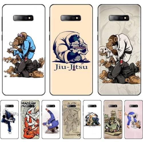 Judo Jiu Jitsu BJJ Brazilian Phone Case For Samsung galaxy S 7 8 9 10 20 edge A 6 10 20 30 50 51 70 note 10 plus