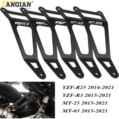 For YAMAHA YZF-R25 YZF-R3 MT-25 MT-03 YZF MT R25 R3 25 03 YZFR25 YZFR3 MT25 MT03 2015+ Motorcycle Rear Foot Rest Blanking Plates