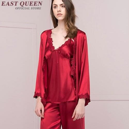 EASTQUEEN Women's Satin Pajamas