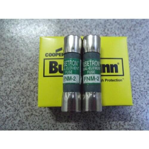 FNM-2 BUSSMANN Boshi Man United States 10X38 fuse / Fuse 2A 250V Authentic