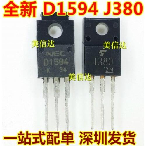 100% New&original J380 D1594 2SJ380 2SD1594 TO220F