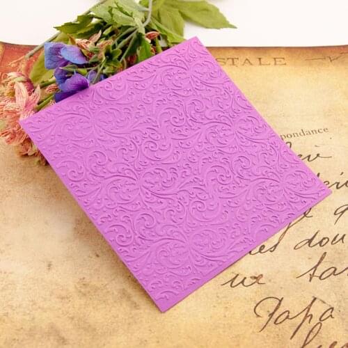 New Arrival Scrapbook Flower Lace Pattern Design DIY Paper Cutting Dies Scrapbooking Plastic Embossing Folder