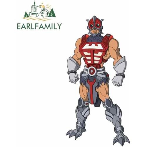 EARLFAMILY 13cm x 6.5cm for Cosmo He Man Car Truck Decal Bumper Window Fashion DIY Anime Stickers Occlusion Scratch Decoration