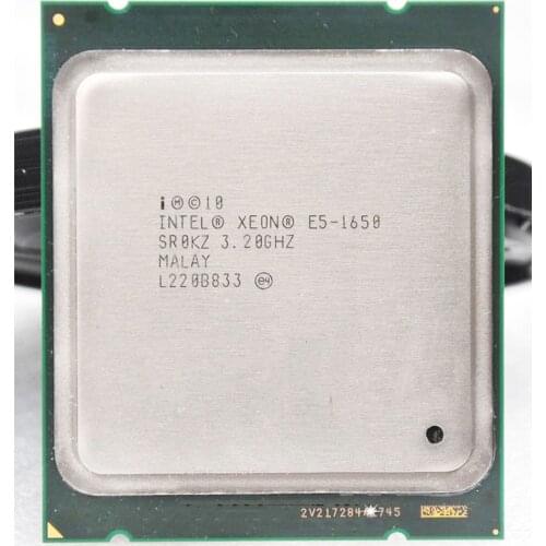 Intel Xeon E5 1650 E5-1650 E51650 3.2GHz 6 Core 12Mb Cache Socket 2011 CPU Processor suitable X79 motherboard