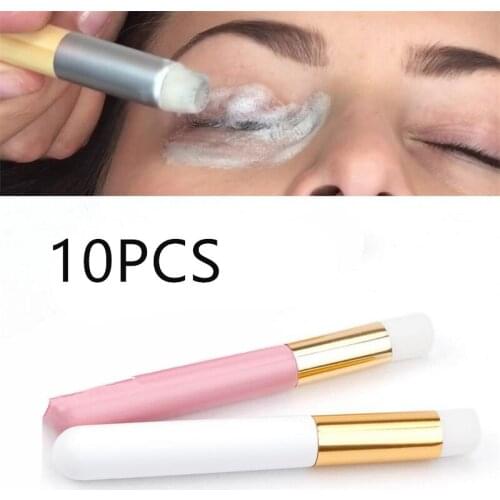 Professional 10PCS Eyelash Cleaning Brush Eyebrow Nose Blackhead Cleaning Brush Lash Shampoo Brush Eyelash Extensions Tools 20