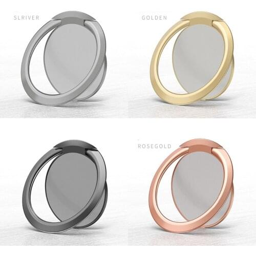 Luxury Metal Mobile Phone Socket Holder Universal 360 Degree Rotation Finger Ring Holder Magnetic For IPhone X 11 Samsung Xiaomi