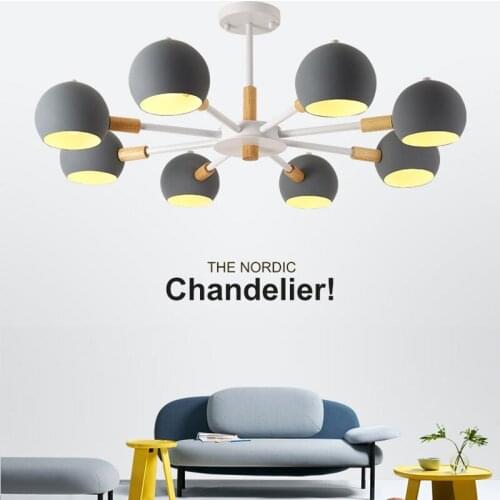 Nordic Wooden Led Chandelier Modern Chandelier Dining Led Light Ceiling Living Ceiling Lamp Bedroom Ceiling Lights Factory Direc