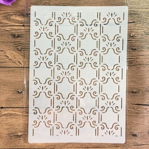 A4 flower texture, diy decoration, wall stencil, scrapbook, embossing album, decorative, paper card template drawing stencils