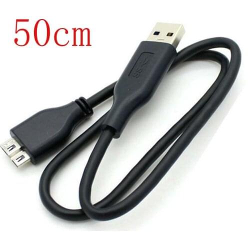 USB3.0 PC Charger + Data SYNC Cable Lead for WD Elements HDD WDBPCK0010BBK 50cm