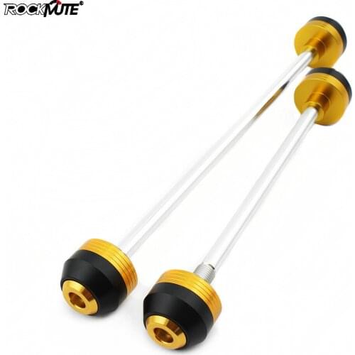 Motorcycle Axle Fork Wheel Slider Crash Protector For SUZUKI GSR600 2006 2007 2008 2009 2010 Front Rear Falling Pad