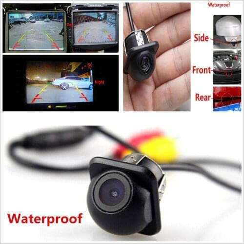12V Car Rear Side Front Mirror CCD Front Backup Parking Reversing Camera Cam Kit Car Side View Camera