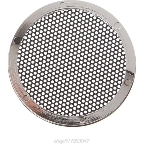 2 Pcs 1/2/3/4/5/6 Inch Speaker Steel Mesh Round Grill Protective Cover Circle D15 20 Dropshipping
