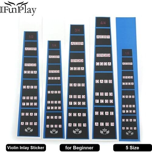 4/4 3/4 1/2 1/4 1/8 Fiddle Position Marker Fretboard Scale Decals Violin Fretboard Stickers Labels Fingering Chart Violin Parts