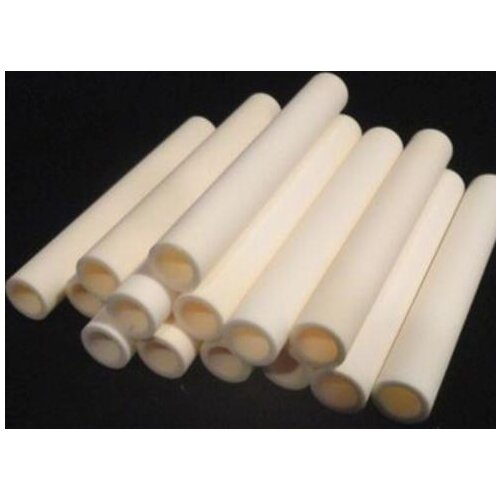 99.5%-Al2O3 High Thermal Corundum Tube OD*ID*L= 45*2/Round Single-Bore Alumina Tube/Insulating Ceramics For Thermocouple Sensors
