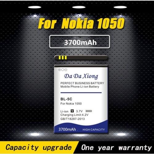3700mAh BL-5C Battery for Nokia C2-06 C2-00 X2-01 1100 6600 6230 5130 2310 3100 6030 3120 3650 6263 Phone battery